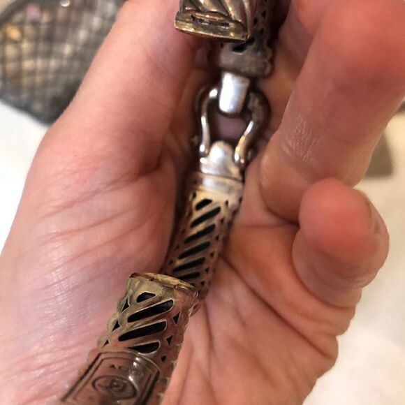 David Yurman horsebit diamond bangle * RARE * - Picture 5 of 6